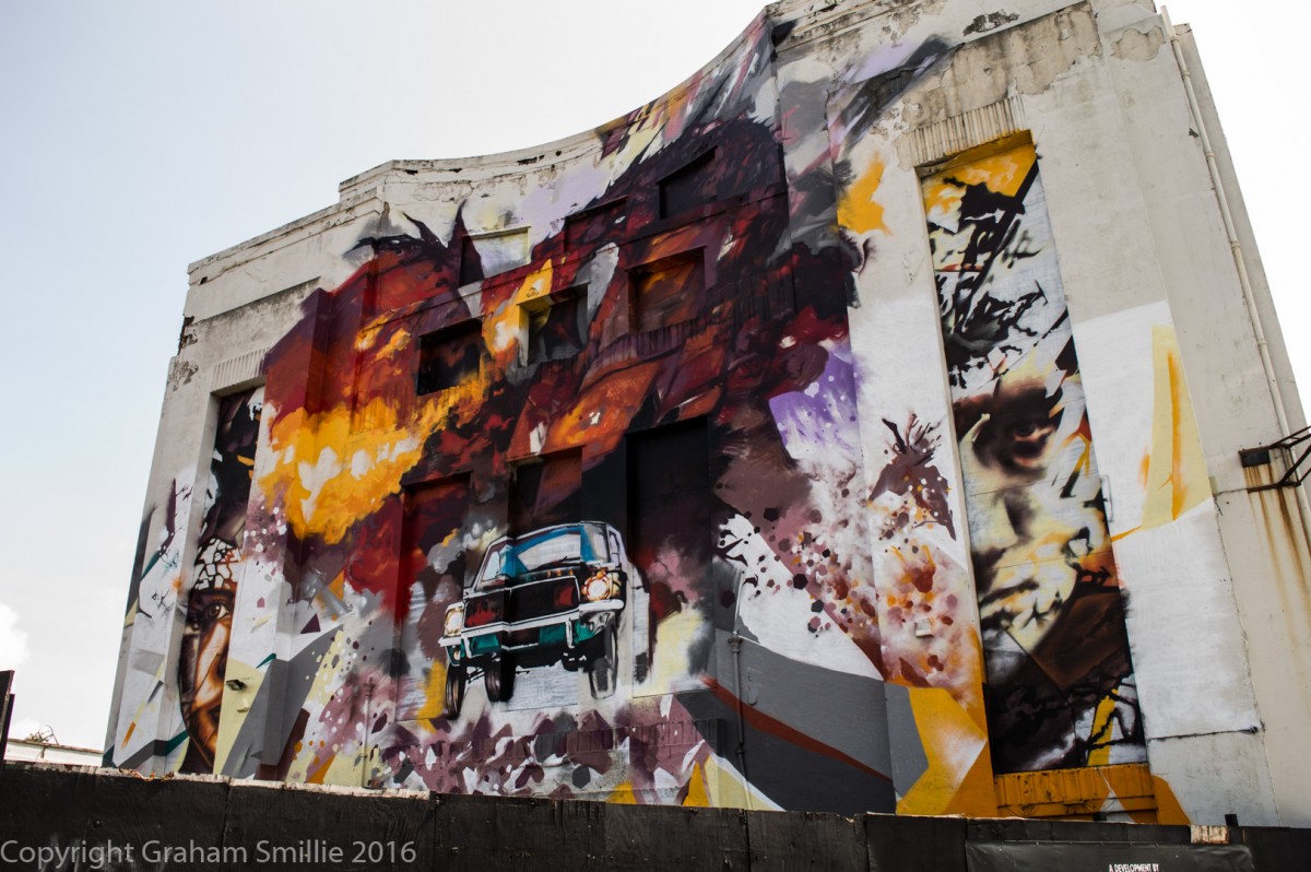 Littlewood street art installation by Graham Smilie