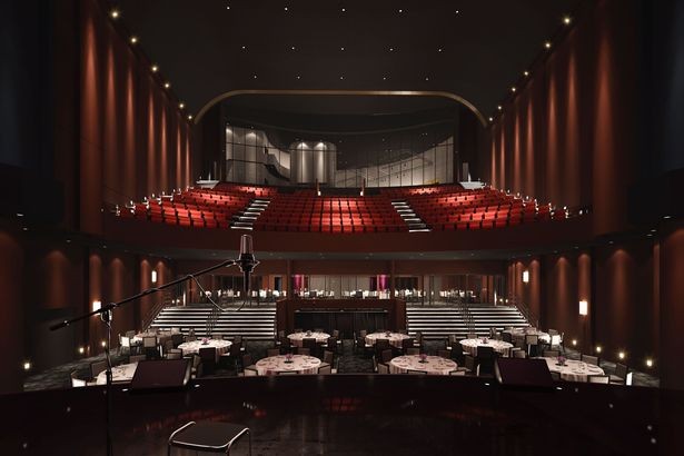 Artist impressions of how the interior revamped ABC Cinema on Lime Street Liverpool could look after proposed refubishment, including auditorium and television studio