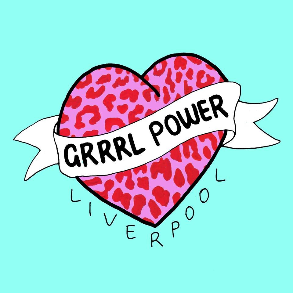 Grrrl Power by beckycurrieillustration.com (courtesy of Grrrl Power Liverpool)