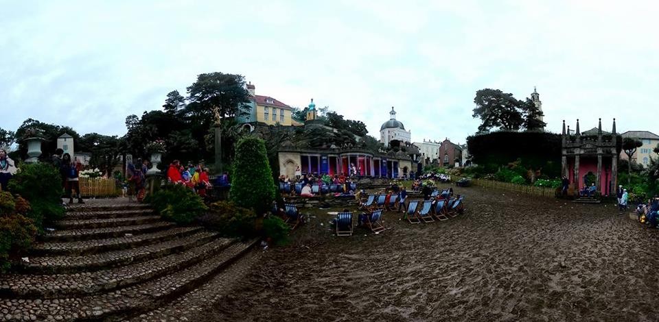 Festival Number 6 - the very muddy Central Piazza