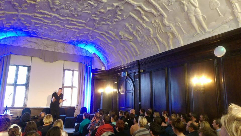 Luke Wright performing What I Learned From Johnny Bevan in the Town Hall