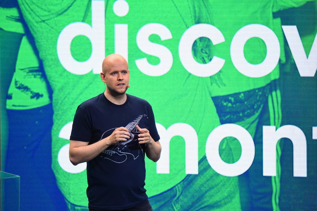 Spotify co-founder and CEO Daniel Ek