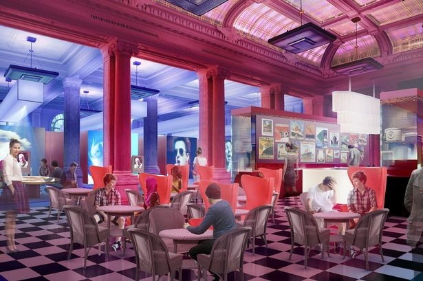 An artist's impression of the British Music Experience in Liverpool