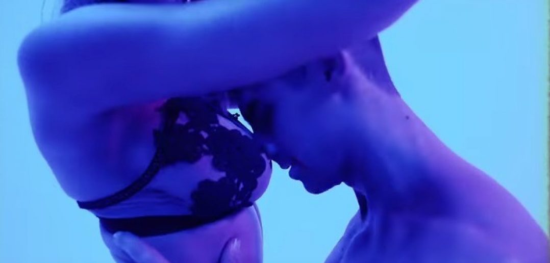 Joe Jonas shoving his face into a pair of tits