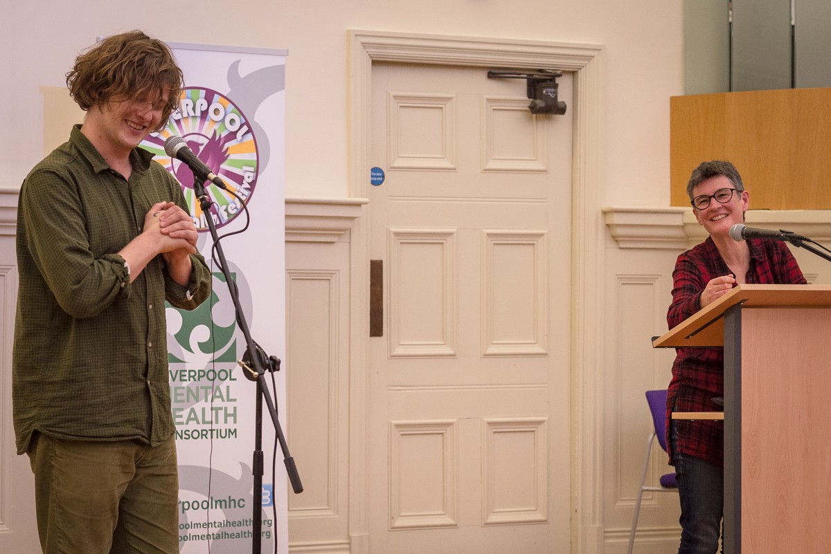 MHM Awards : Bill Ryder-Jones and Claire Stevens (Liverpool Mental Health Consortium)