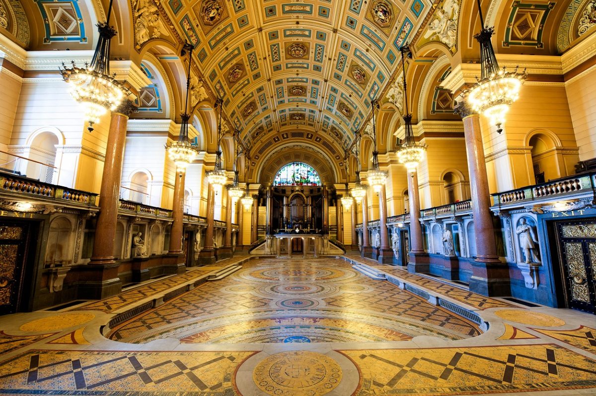 Minton Tiled Flooring at St George's Hall (image courtesy of Bill Elms Associates on behalf of St George's Hall)