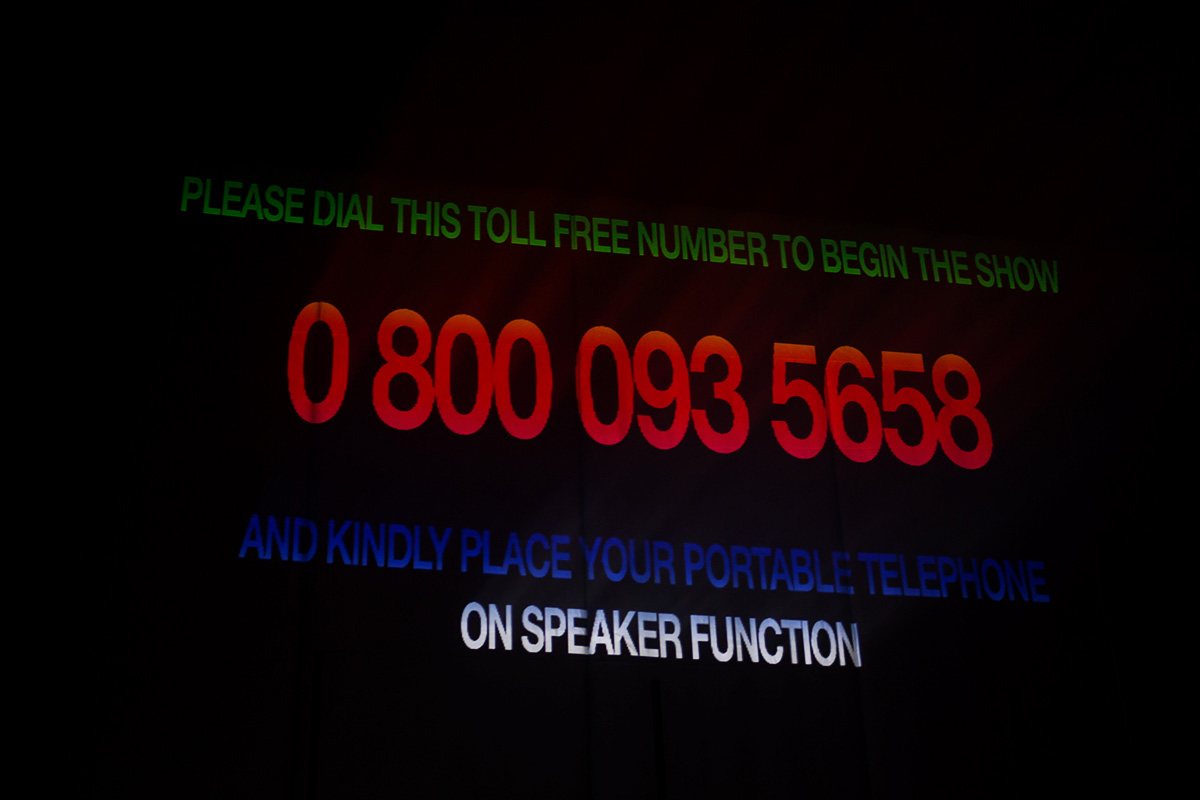 Dial the number to begin the concert