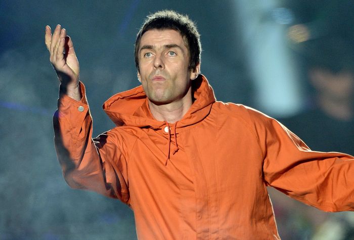 Liam Gallagher at the One Love Manchester benefit concert