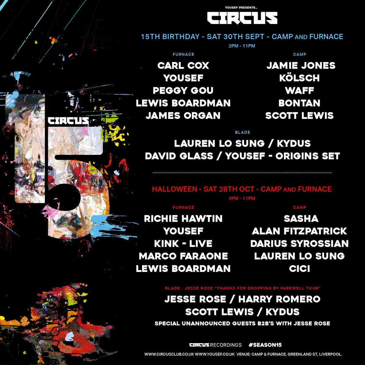 Circus Lineup