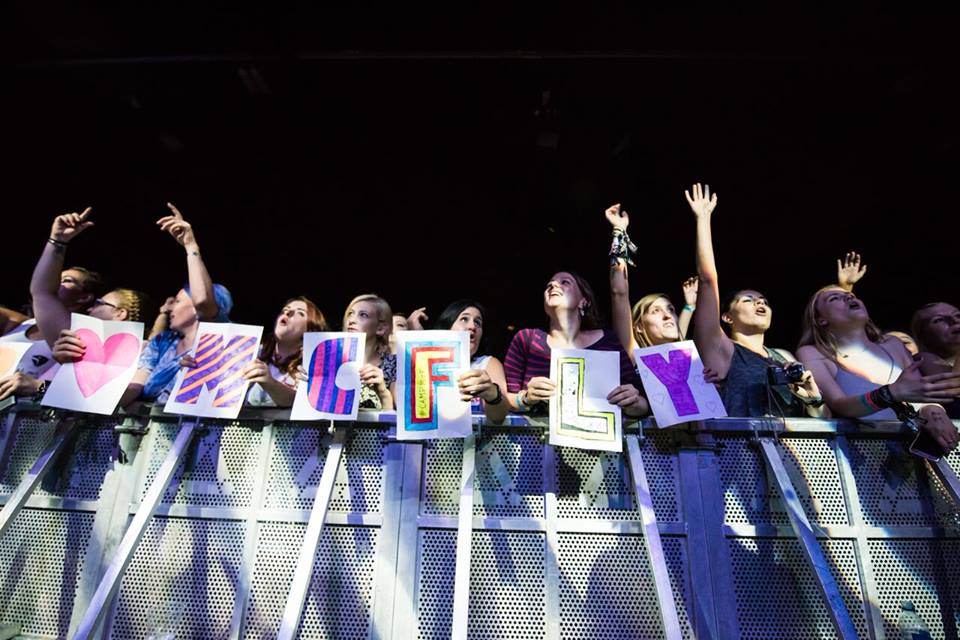 McFly fans (from artist's Faceboook Page)