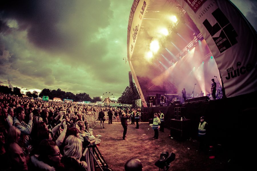 Echo and the Bunnymen in Sefton Park