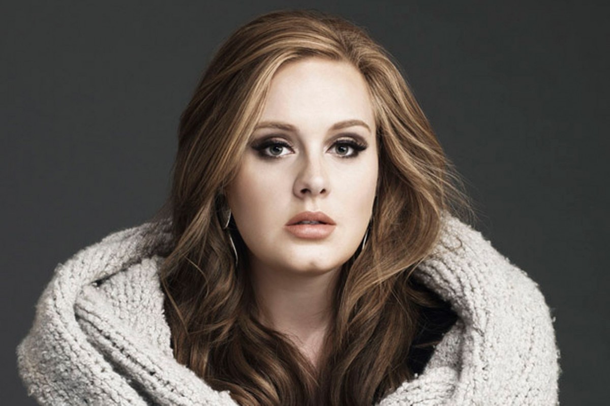 Adele - notably not smiling