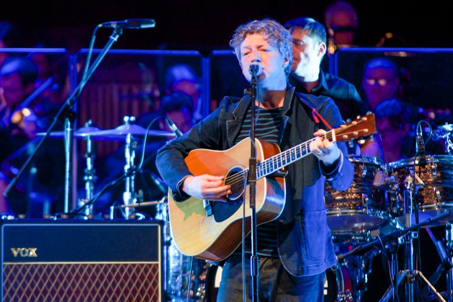 Cast with the Royal Liverpool Philharmonic Orchestra