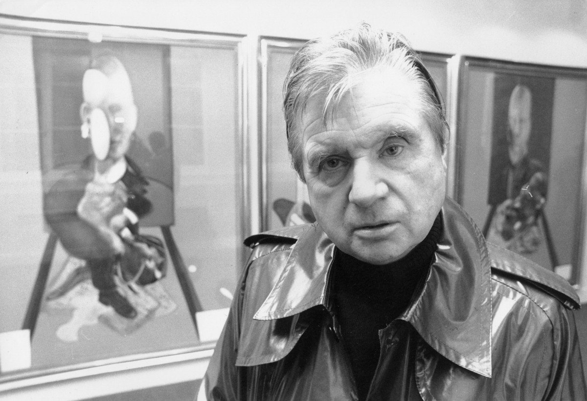 Francis Bacon, pictured in 1976