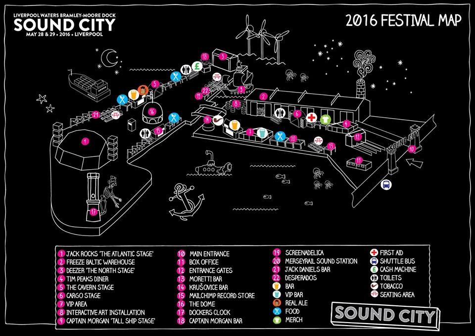 Sound City 2016 Map