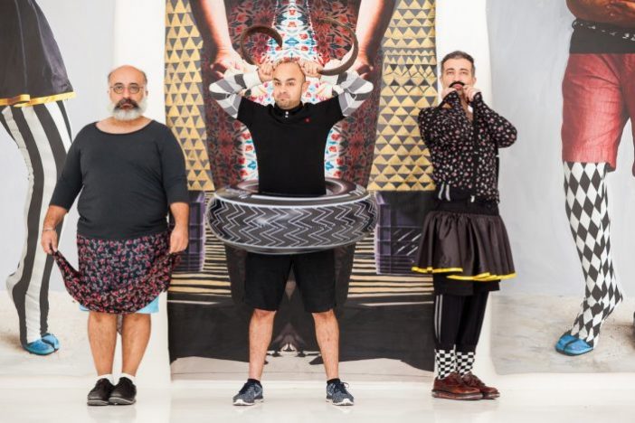 Ramin Haerizadeh, Rokni Haerizadeh, Hesam Rahmanian, The Eighth of a Kind, 2014. (Photo courtesy of Laurie Lambrecht)