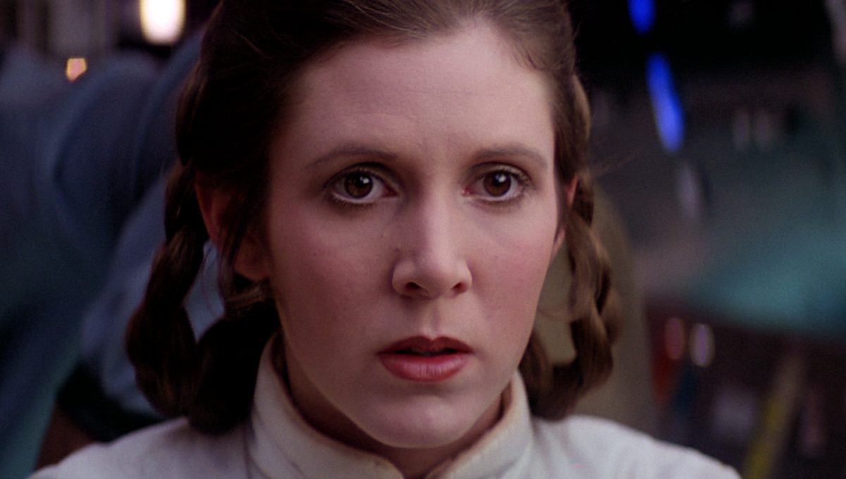Carrie Fisher in her most famous role - Princess Leia