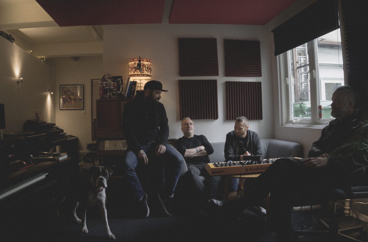 Ulver in the studio, photo credit © Ingrid Aas