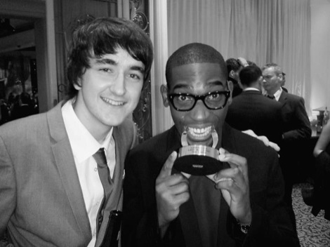 Conor McDonnell with Tinie Tempah at the Q Awards.jpeg