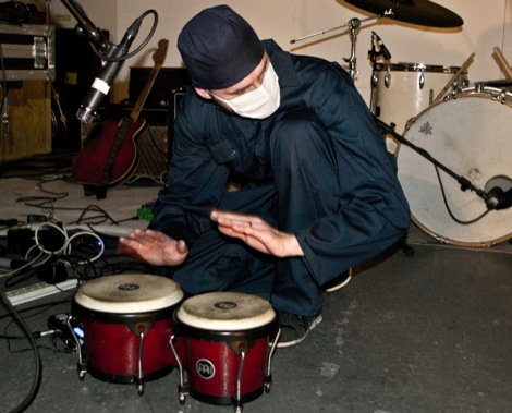 Clinic percussion live at Static Gallery.jpg