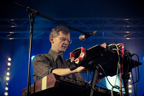 Django Django live at Liverpool Sound City 2012.jpg