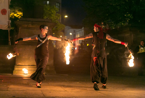 LightNight (16) fire dancers