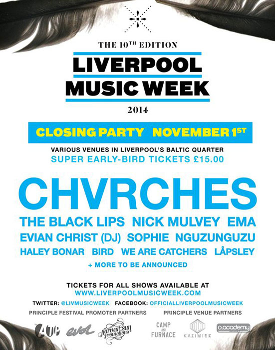 Liverpool Music Week 2014 Closing Event Poster