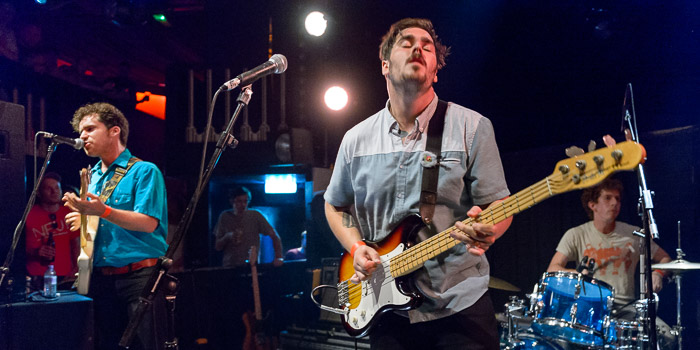 Parquet Courts performing live at The Kazimier