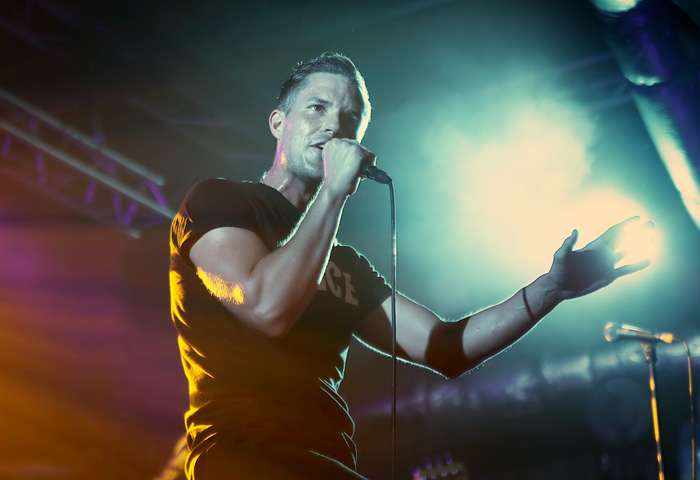 The Killers performing live at O2 Academy