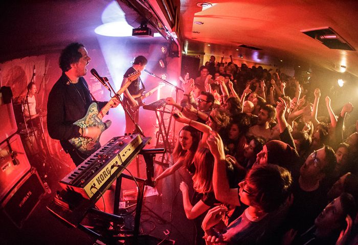 The Wombats play to a jam packed Magnet