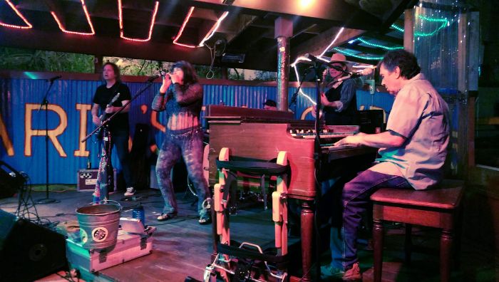 Leanne Atherton at Maria's Taco Express