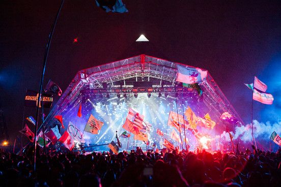 Glasto's Pyramid Stage - ready for Kanye?