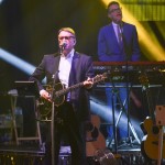 Sodajerker on Songwriting guest Chris Difford of Squeeze playing at Liverpool Philharmonic. Pic by John Johnson.