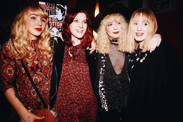 The founders of When In Manchester: left to right, Miriam Rahimov, Abi Richardson, Nicole Burrows and Ellen Offredy