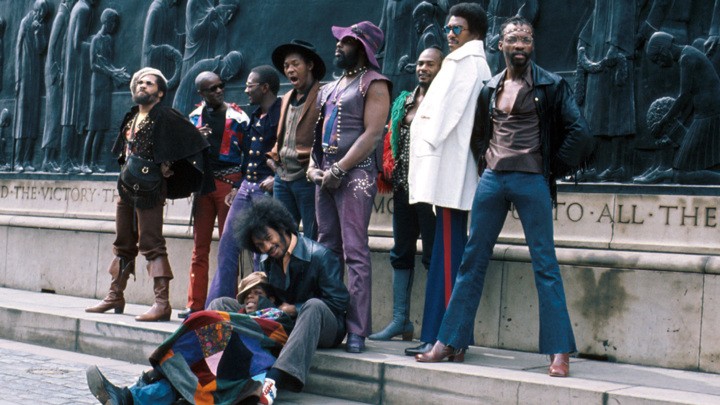 Funkadelic on tour in Liverpool, 1971 - Pic: Michael Ochs Archives