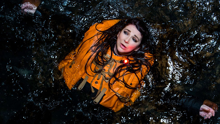 Promotional image from Kate Bush's Before The Dawn stage show