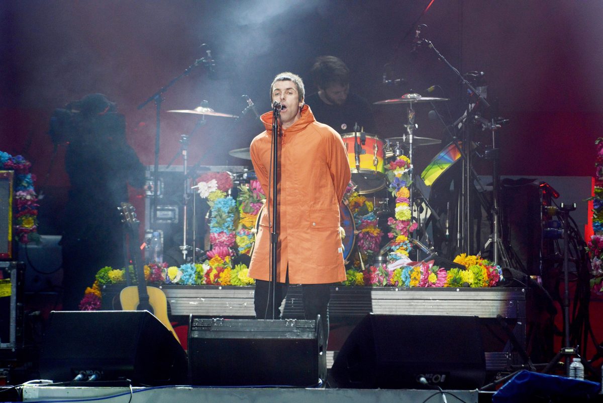 Liam Gallagher at the One Love Manchester benefit concert