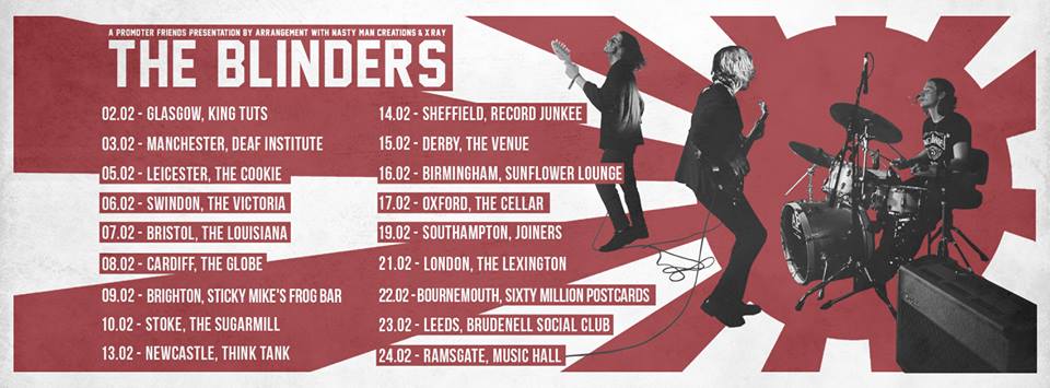 The Blinders Feb 2017 tour dates