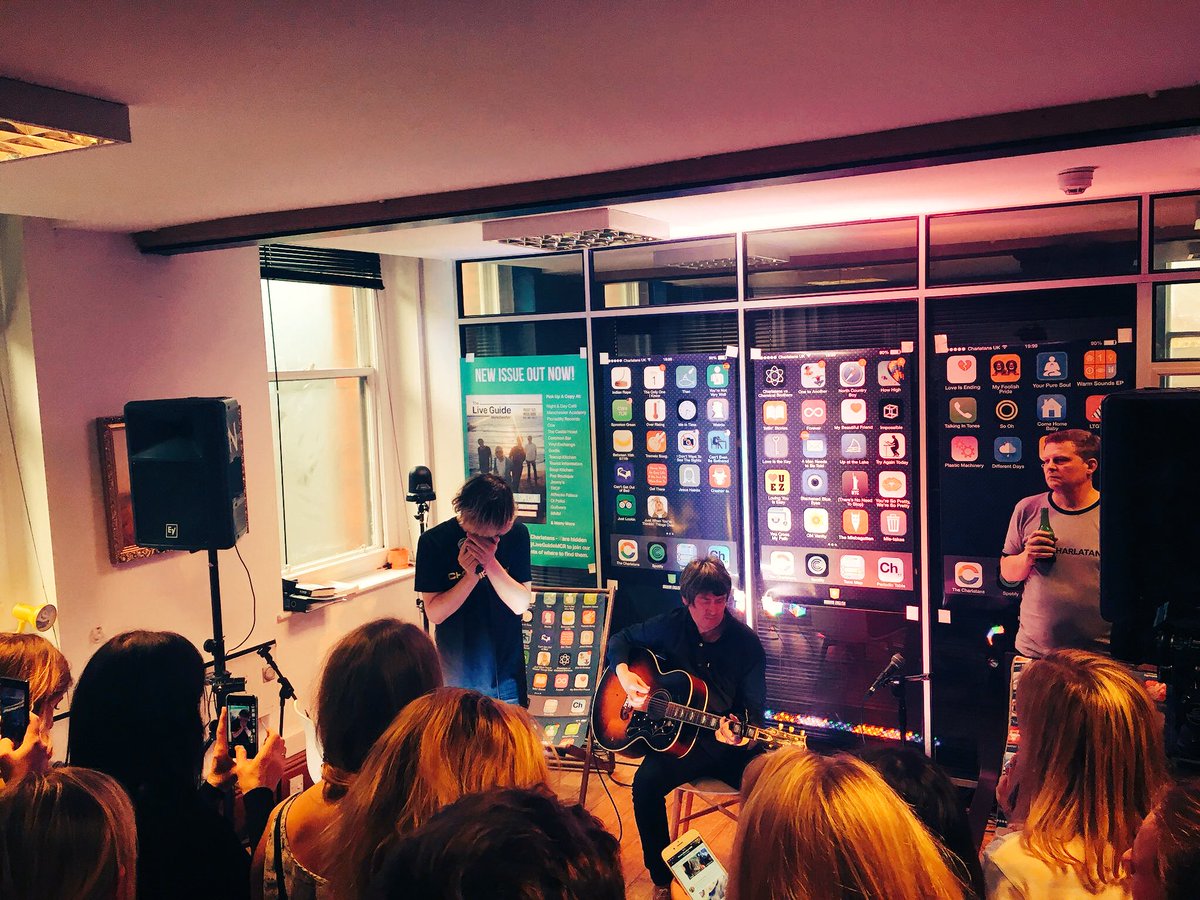 The Charlatans performing a secret gig in Manchester