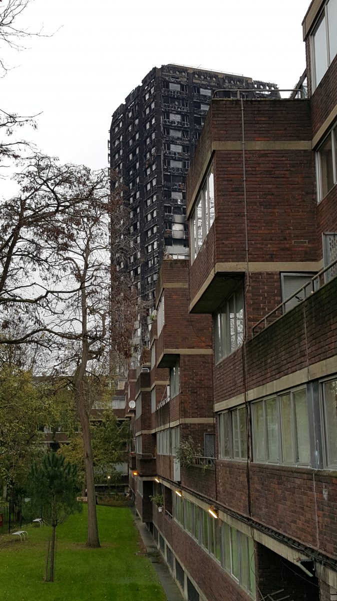 Grenfell Tower from Testerton Walk