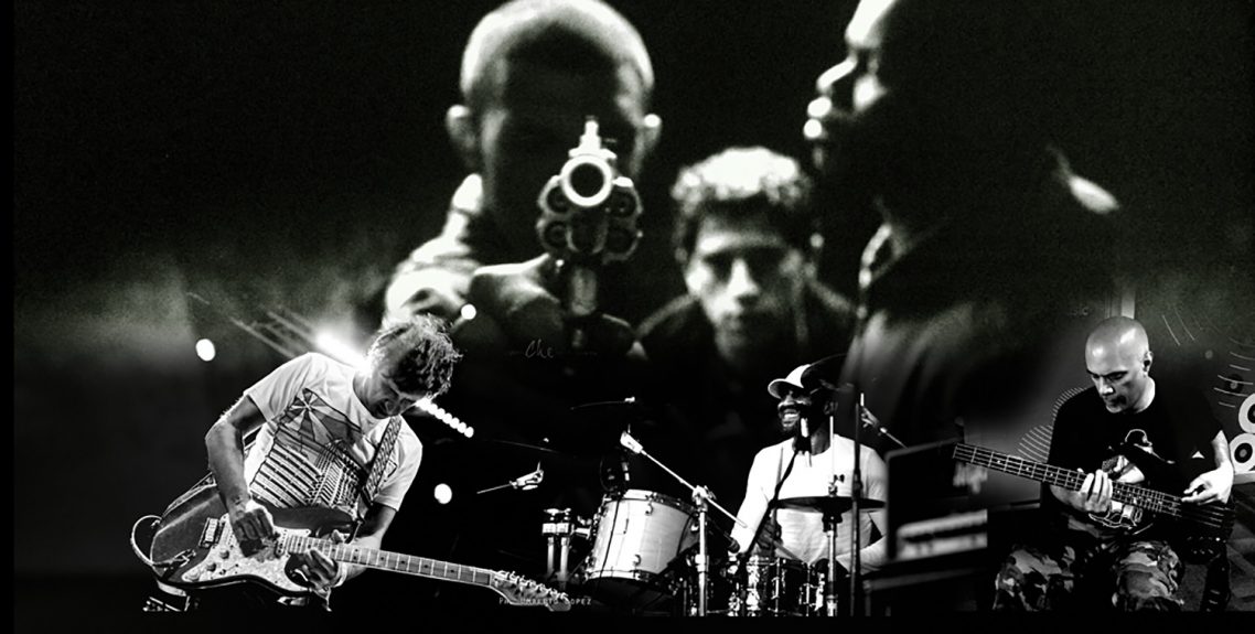 Asian Dub Foundation performing to the film La Haine