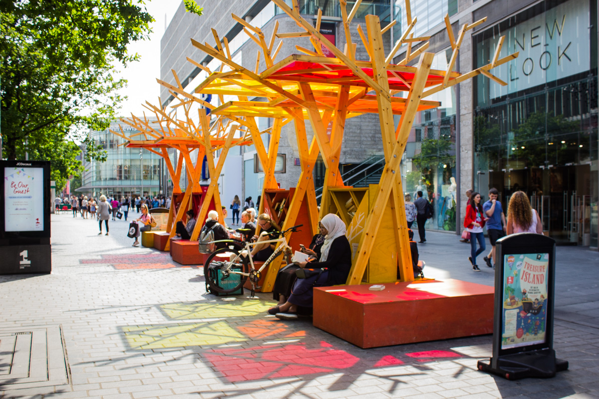 Reading Trees at Liverpool One (photo credit: Lucy McLachlan